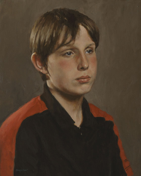 portret: 'Laurens' olieverf op linnen door kunstschilder Frans Koppelaar.