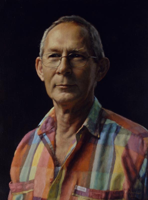 portret: 'Eric' olieverf op linnen door kunstschilder Frans Koppelaar.